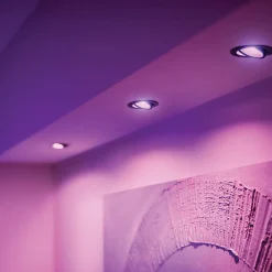 Philips Hue inbouwspot Centura zwart wit en gekleurd GU10 5,7W 3 stuks