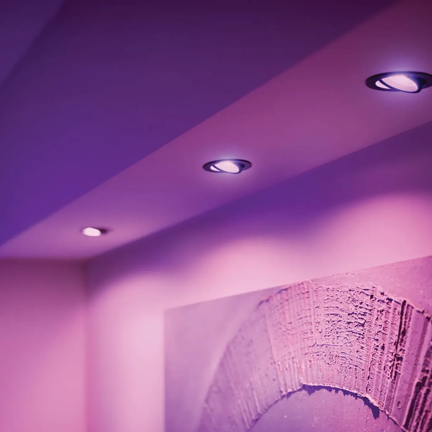 Philips Hue inbouwspot Centura zwart wit en gekleurd GU10 5,7W 3 stuks
