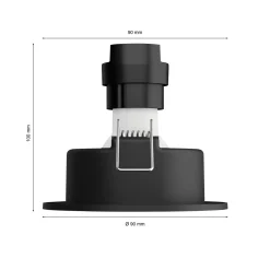 Philips Hue inbouwspot Milliskin aluminium 5W 3 stuks