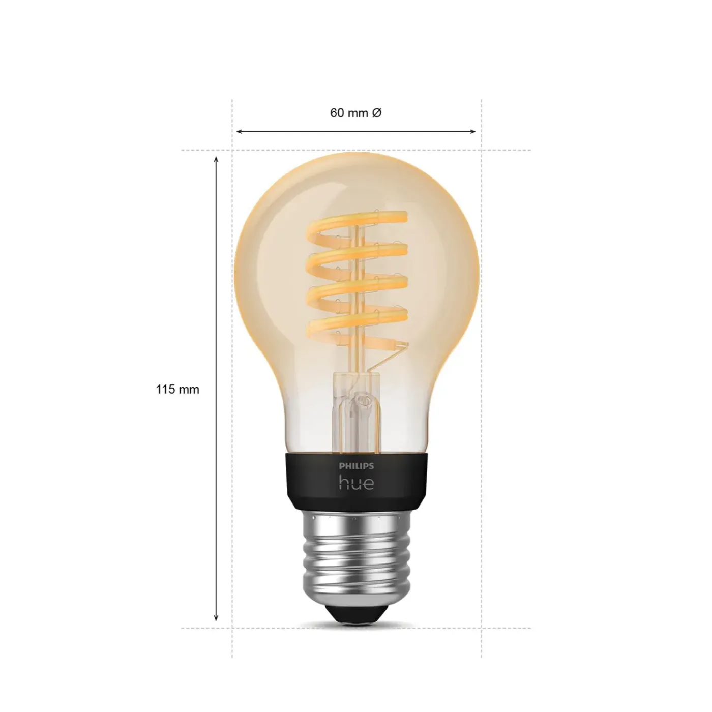 Philips Hue ledfilamentlamp A60 E27 7W