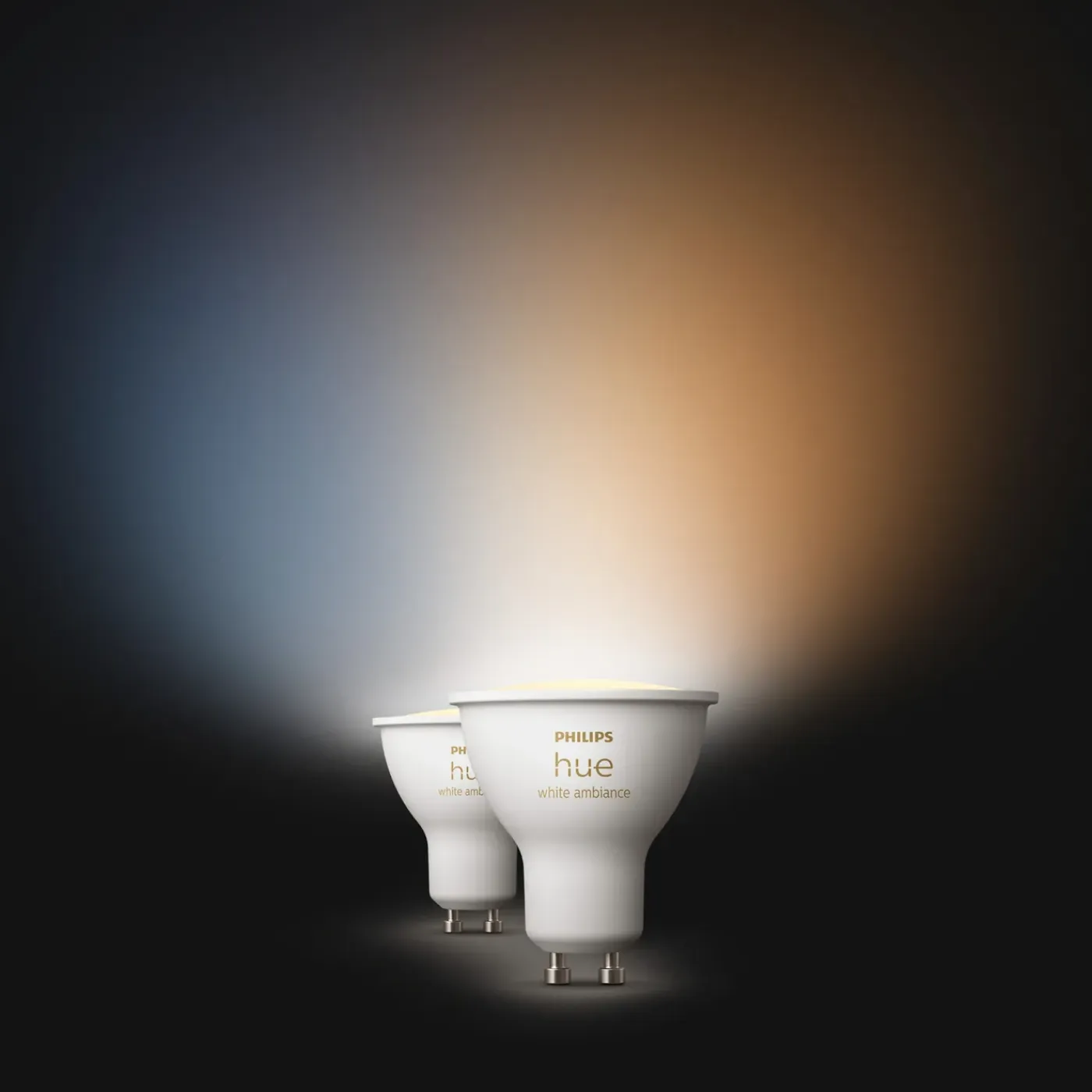Philips Hue ledspot GU10 4,3W set van 2