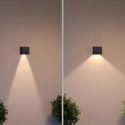 Philips Hue Resonate Down - wandlamp - wit en gekleurd licht - zwart