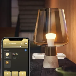 Philips Hue starterkit - warmwit licht - 3 lampen - E27 - 1100lm - 1 dimmer switch