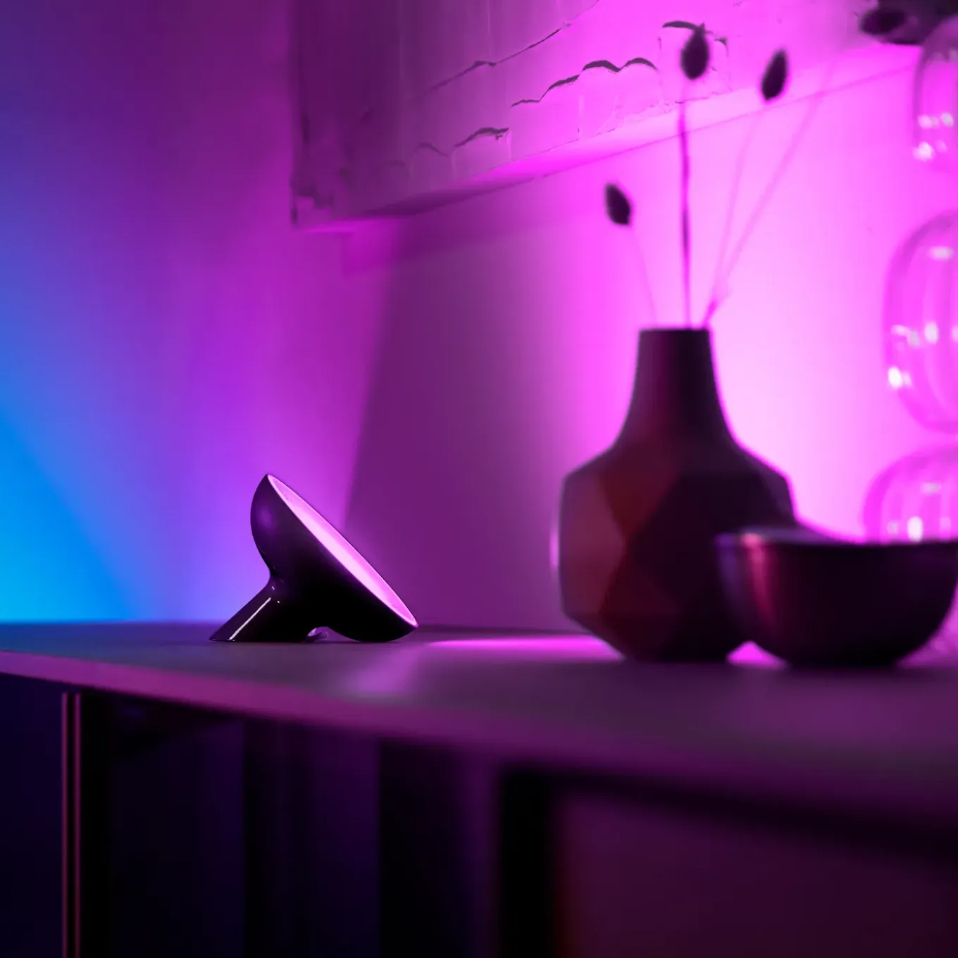 Philips Hue tafellamp Bloom zwart 7,1W