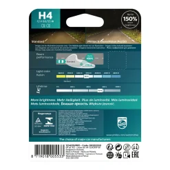 Philips lamp 12342XVPB1 X-treme Vision Pro150 H4