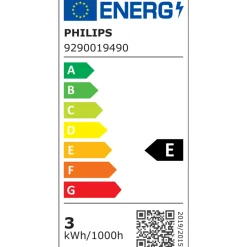 Philips Ledlamp T25 Transparant - E14 - 2,1W - Warm Wit