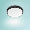 Philips plafondlamp Doris zwart ø31,3cm 17W