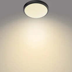 Philips plafondlamp Doris zwart ø31,3cm 17W