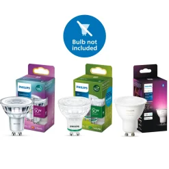 Philips plafondspot Pongee zwart 4xGU10