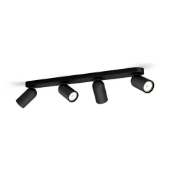 Philips plafondspot Pongee zwart 4xGU10