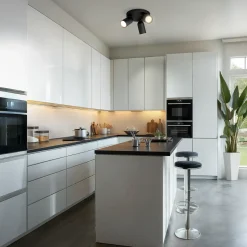 Philips plafondspot Pongee zwart 3xGU10