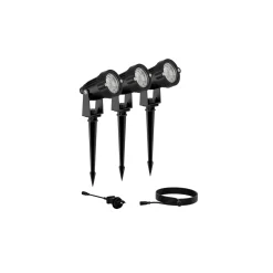 Philips prikspot pack GardenLink Caper 24V zwart 3 st