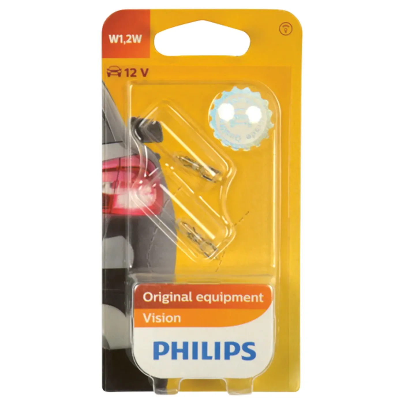 Philips signaallamp Wedgebase Premium T5 12516B2 1,2W/12V