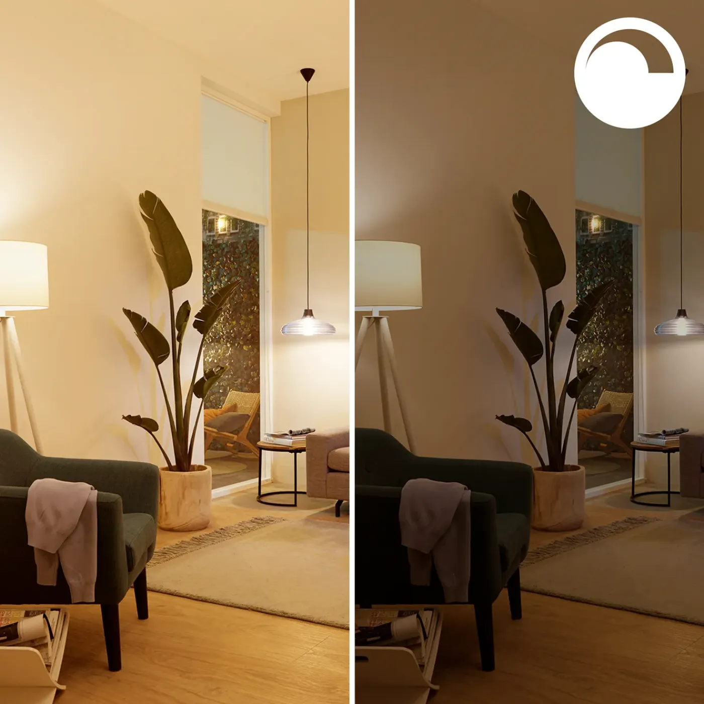 Philips slimme ledlamp A60 E27 8W set van 2
