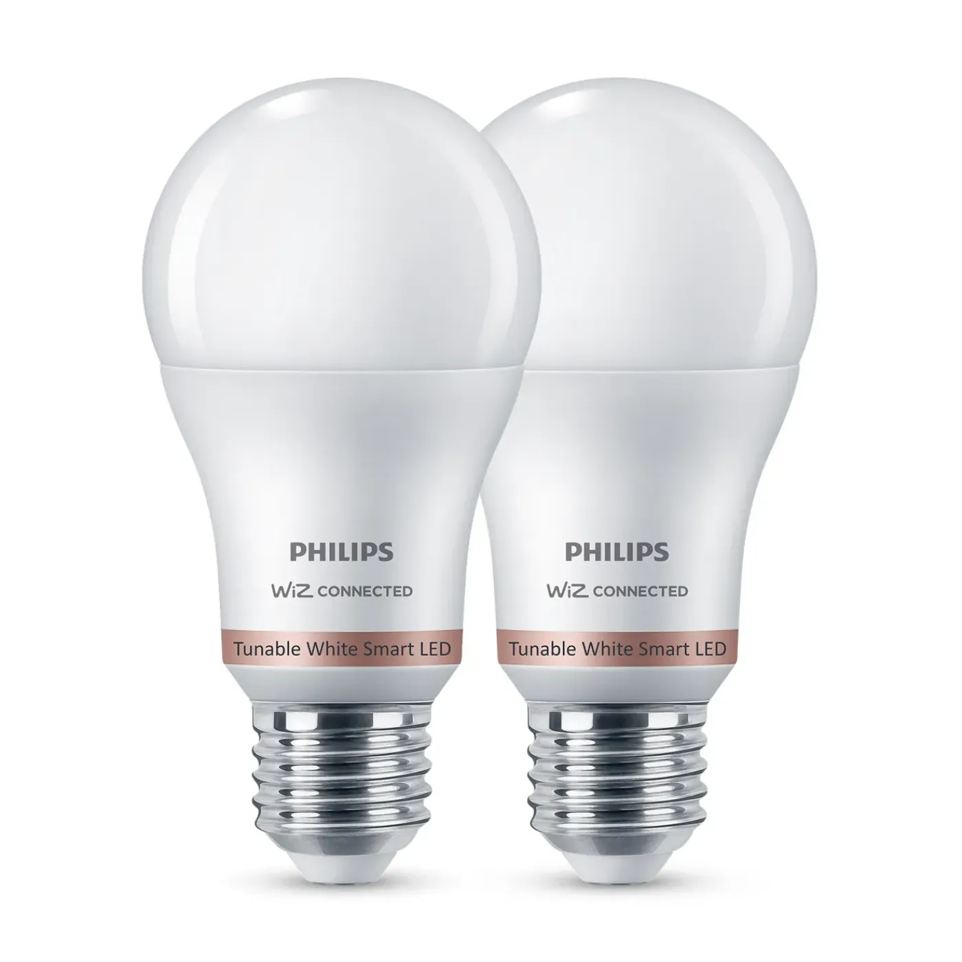 Philips slimme ledlamp A60 E27 8W set van 2