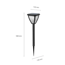 Philips solar buitenlamp Vapora SL44 zwart 1 st