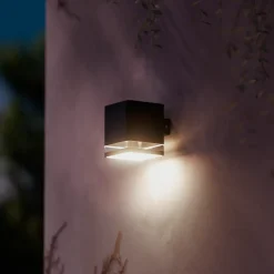 Philips Solar Buitenwandlamp Virona - Zwart - Warm Wit - met Sensor