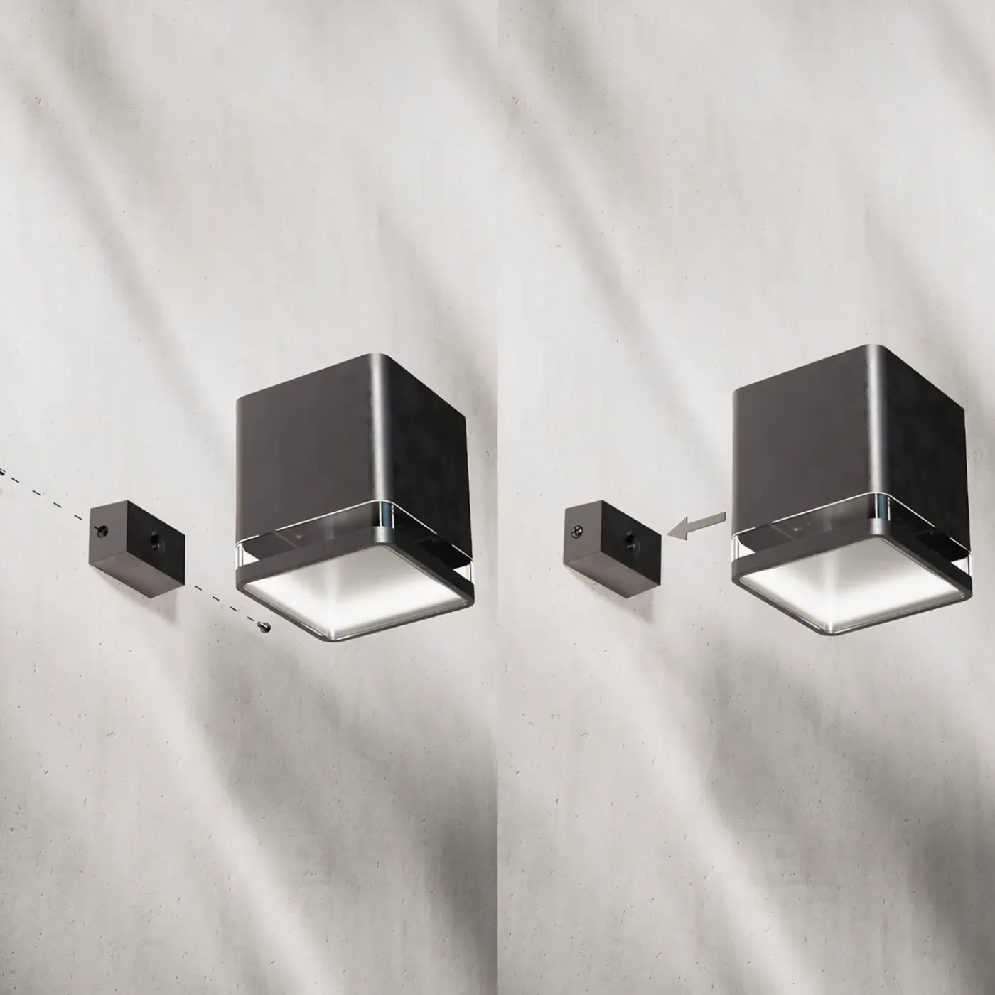 Philips Solar Buitenwandlamp Virona - Zwart - Warm Wit - met Sensor