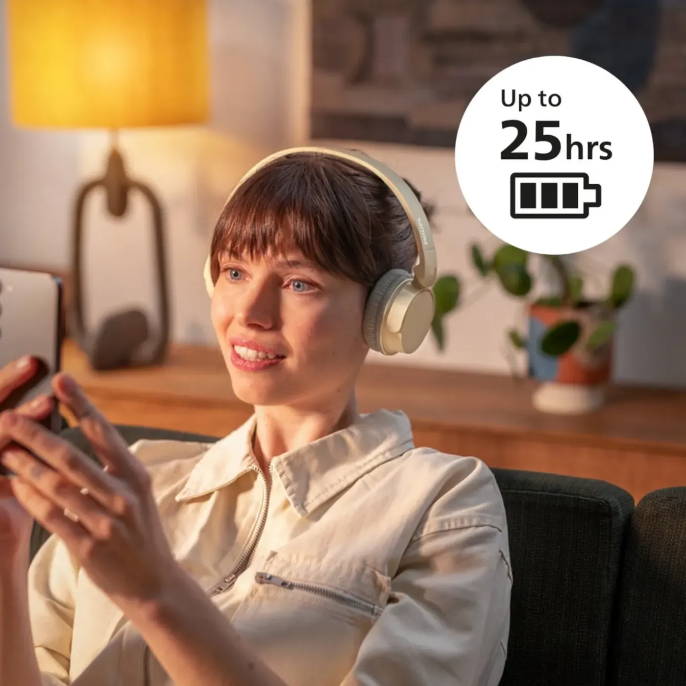 Philips Sound Tah3209 Bluetooth Koptelefoon On-ear - Beige