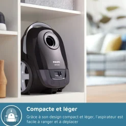 Philips Stofzuiger Met Zak Xd3112/09 Serie 3000 Performer Compact 900w 79db Zw