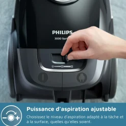 Philips Stofzuiger Met Zak Xd3112/09 Serie 3000 Performer Compact 900w 79db Zw