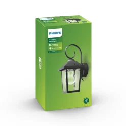 Philips wandlantaarn Buzzard zwart E27