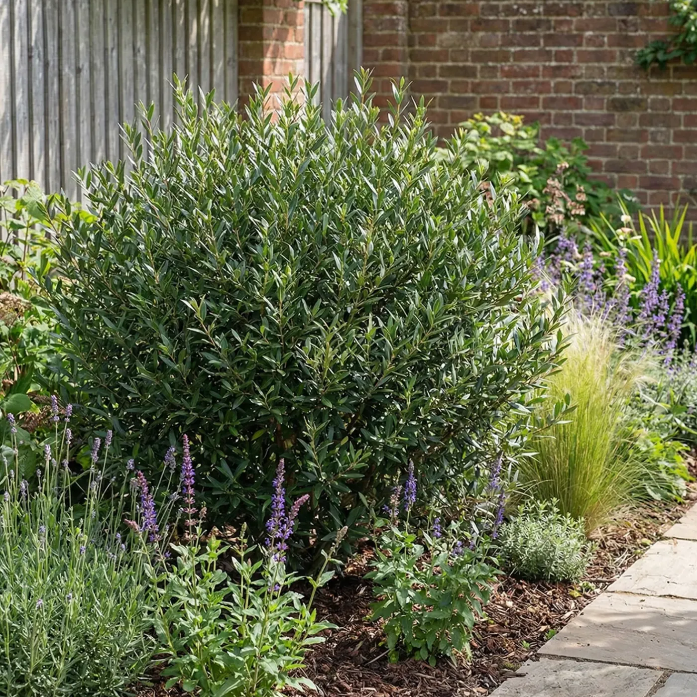 Bloomique Phillyrea Angustifolia - Steenlinde - Tuinplanten - Haagplant - Hoogte 70-90 Cm - Pot 23 Cm