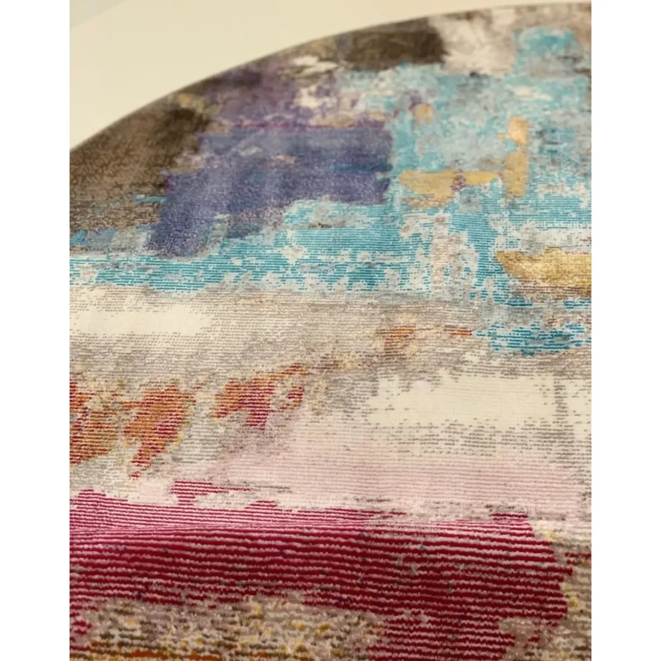 Picasso Artisan Vintage Rond Vloerkleed Multi - 160 Cm Diam.