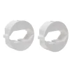 Pinfix stopcontact adapter wit 2 stuks