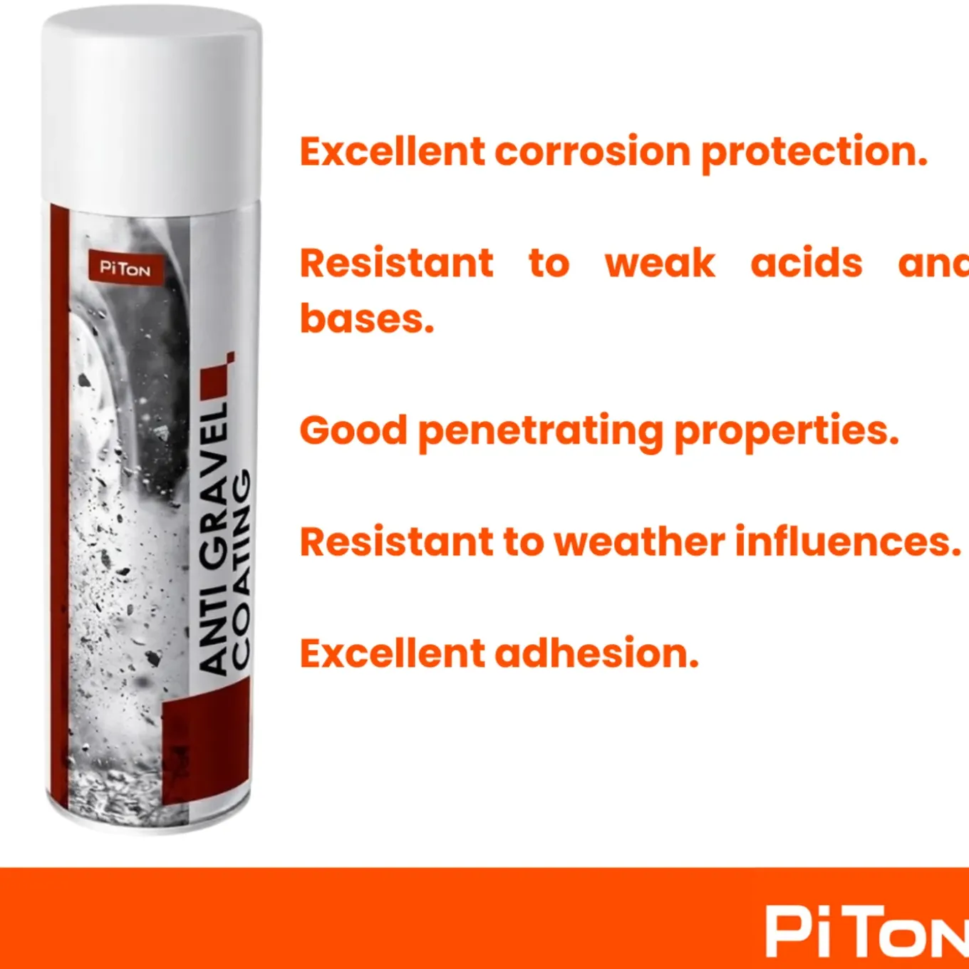 Piton - Anti-grind Coating Spuitbus - Wit - 500 Ml