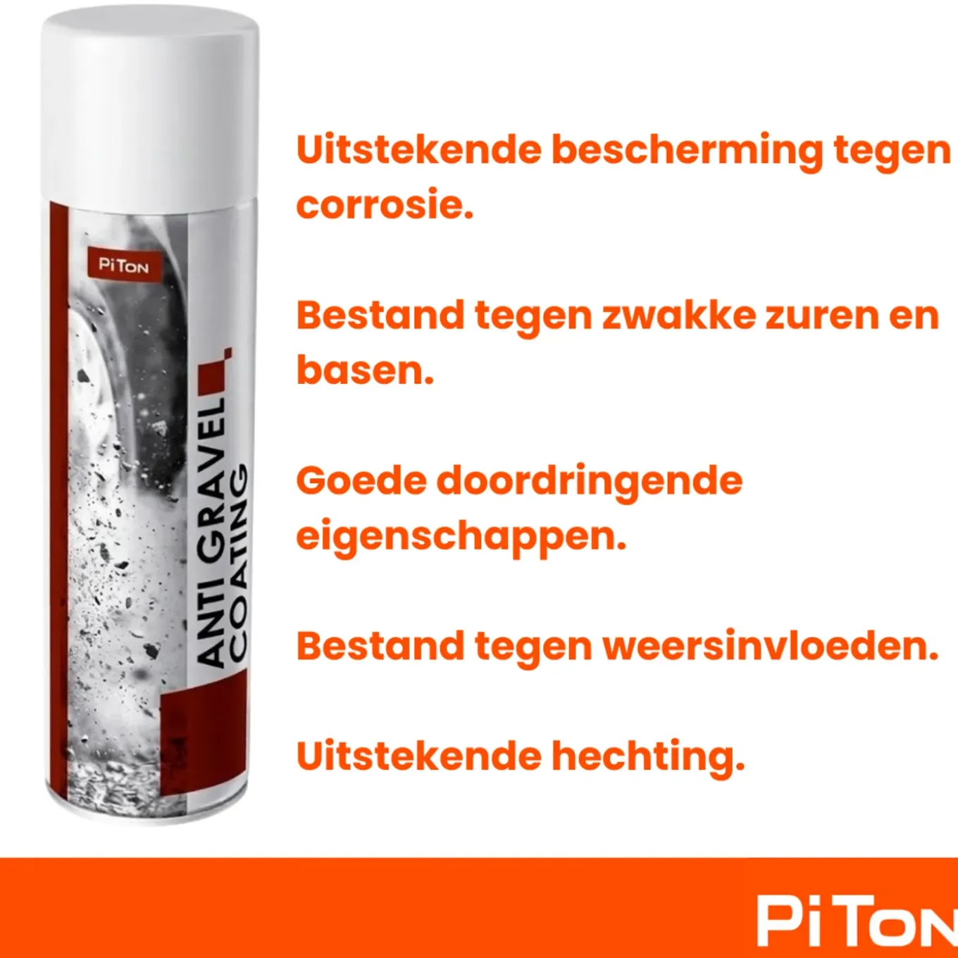 Piton - Anti-grind Coating Spuitbus - Wit - 500 Ml