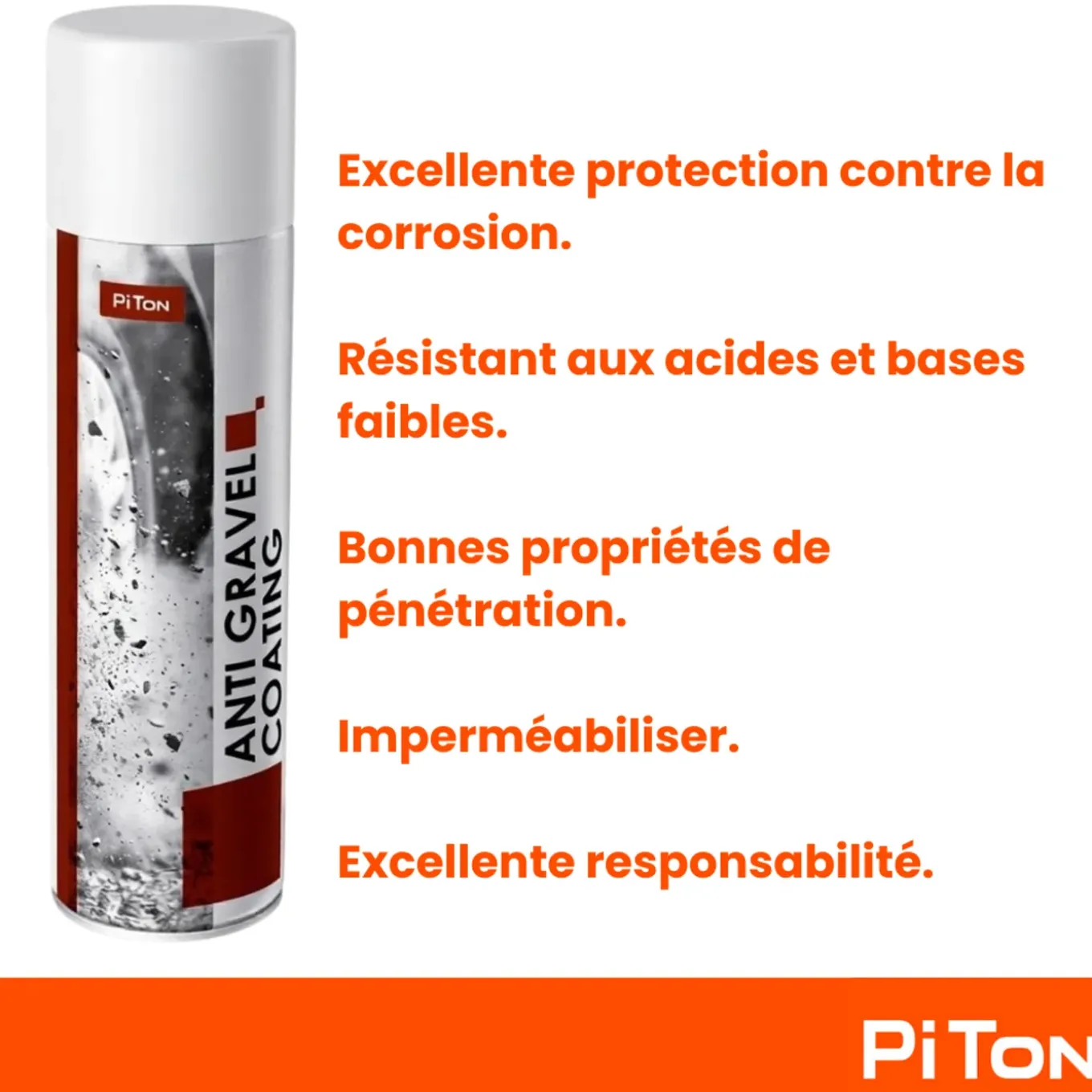 Piton - Anti-grind Coating Spuitbus - Wit - 500 Ml