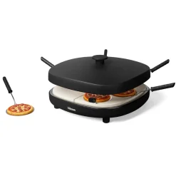 Pizza Family 6 - Pizzamaker voor 6 Mini Pizza’s - Pizza oven - 1200W - Tristar PZ‑9176