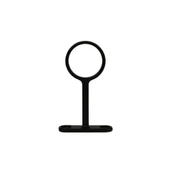 SPACEO Plafondsteun - Centraal Ø25mm - Zamak Zwart - 1 stuk