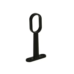 Plafondsteun Spaceo - Uitschuifbaar Ovaal 30x15mm - Zamak Zwart - 1 stuk