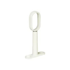 Plafondsteun Spaceo - Uitschuifbaar Ovaal 30x15mm - Zamak Wit - 1 stuk