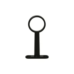 Plafondsteun Spaceo - Uitschuifbaar Ø25mm - Metaal Zwart - 1 stuk