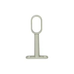 SPACEO Plafondsteun - Uitschuifbaar Ovaal 30x15mm - Zamak Grijs - 1 stuk