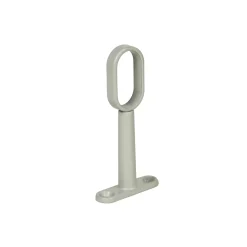 SPACEO Plafondsteun - Uitschuifbaar Ovaal 30x15mm - Zamak Grijs - 1 stuk