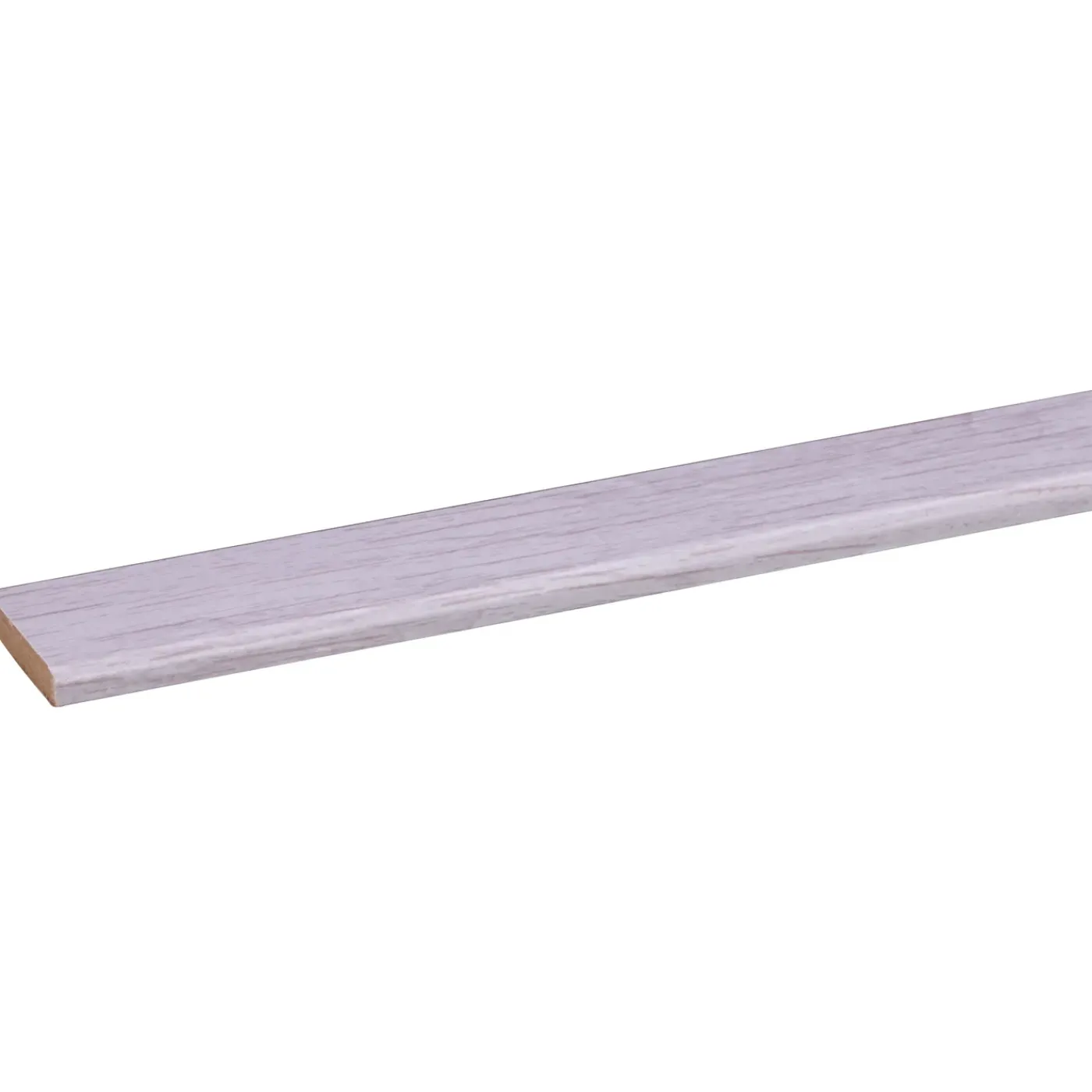 Overig Plakplint - Wit Eiken - MDF - Folie - 240cm - 5x24mm