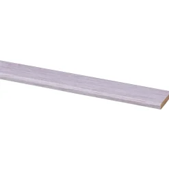 Overig Plakplint - Wit Eiken - MDF - Folie - 240cm - 5x24mm