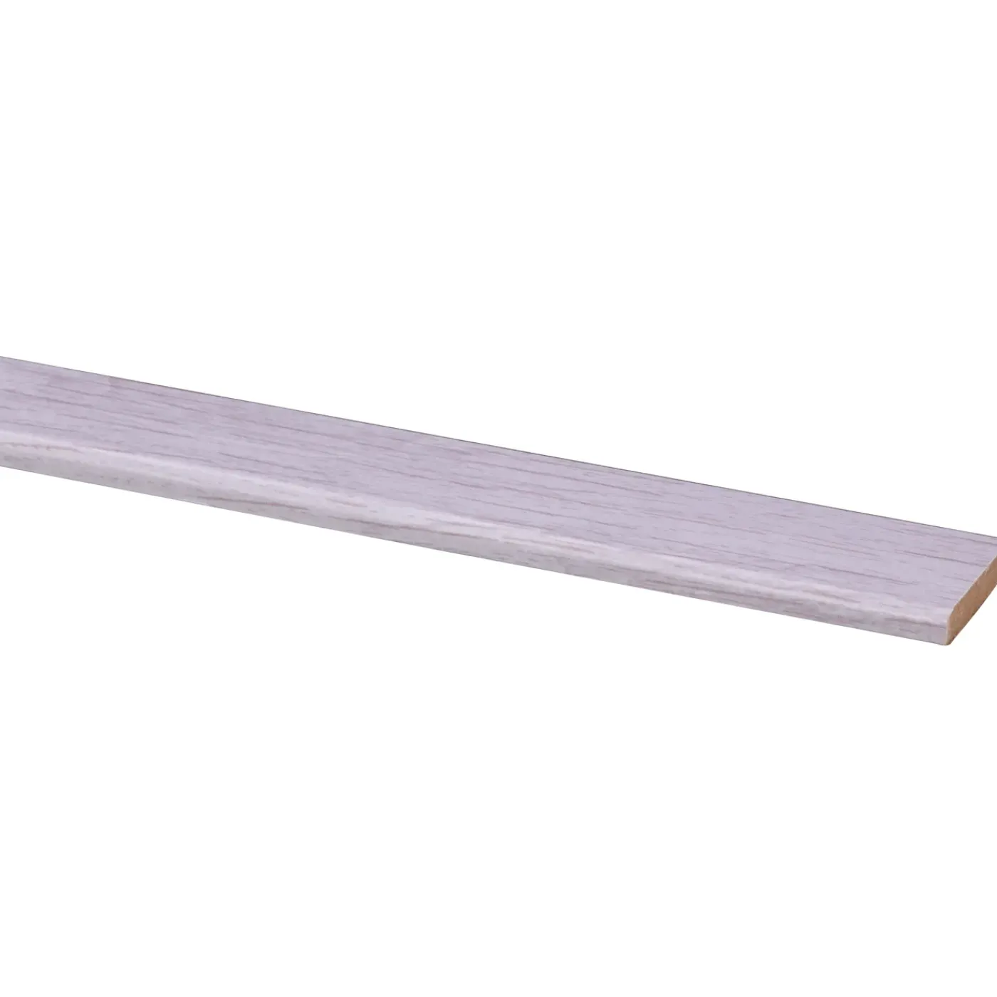 Overig Plakplint - Wit Eiken - MDF - Folie - 240cm - 5x24mm