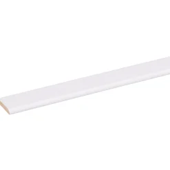 Overig Plakplint - Wit - MDF - Folie - 240cm - 4x26mm