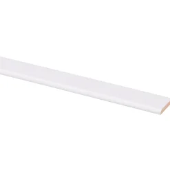 Overig Plakplint - Wit - MDF - Folie - 240cm - 4x26mm