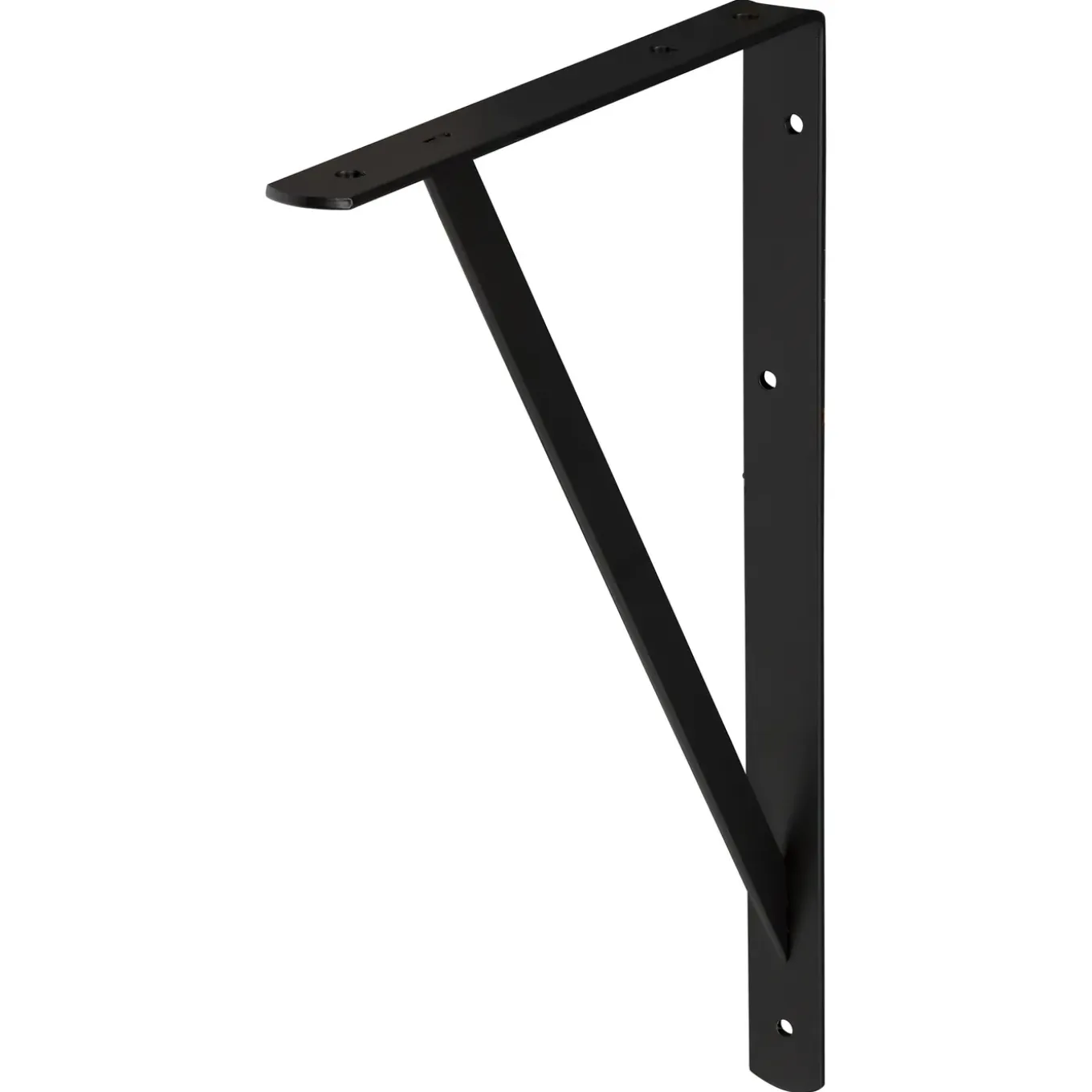 Plankdrager Industrie mat zwart 25x40cm