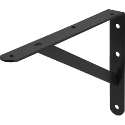 Plankdrager Industrie mat zwart 20x30cm