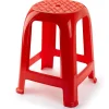 Plasticforte Keuken Krukje/opstapje - Rood - Kunststof - 46 Cm