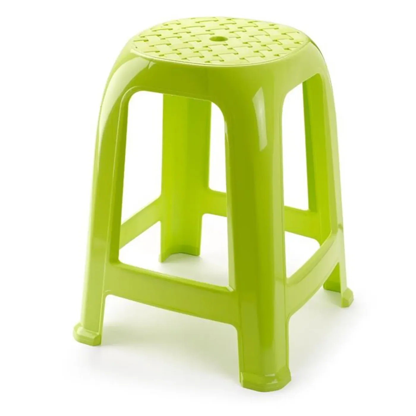 PlasticForte Keuken Krukje/opstapje - Groen - Kunststof - 46 Cm