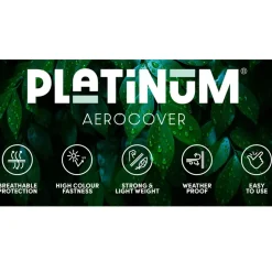 Aerocover Platinum Ronde Tuinsethoes - 320x85 Cm.