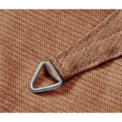 Platinum schaduwdoek Coolfit L400 x B300 cm - Zandkleurige rechthoekige schaduwdoek - HDPE 285 gr/m²